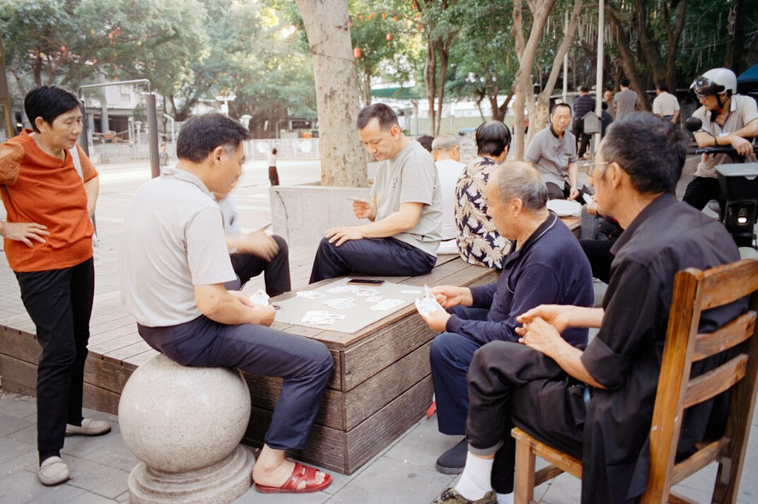 diverse people in community meeting