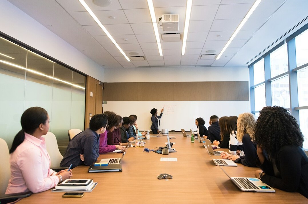 people in a meeting room